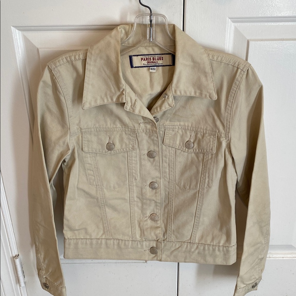 Khaki Color Jean Jacket